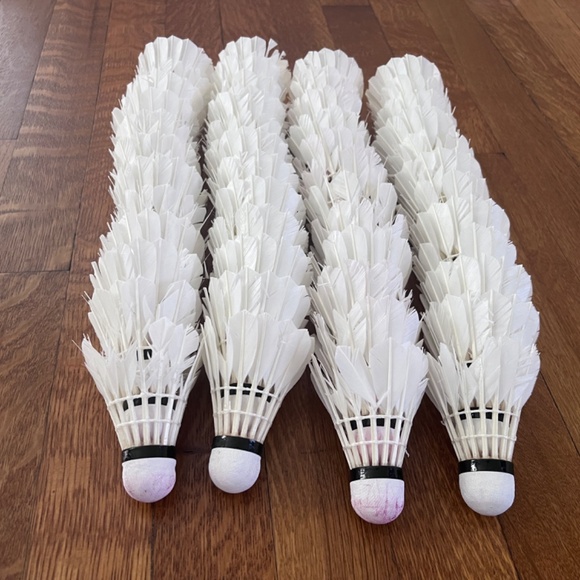 Chaopai Red Grade A, Badminton Goose Feather Shuttlecock- Speed 77 - Picture 8 of 9